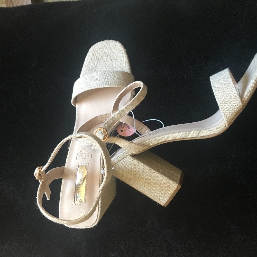 Heeled sandals